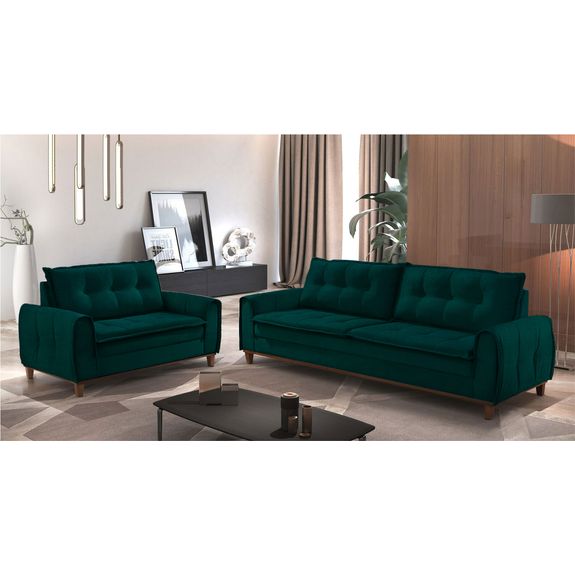 conjunto sofa 3 lugares 820 bel air