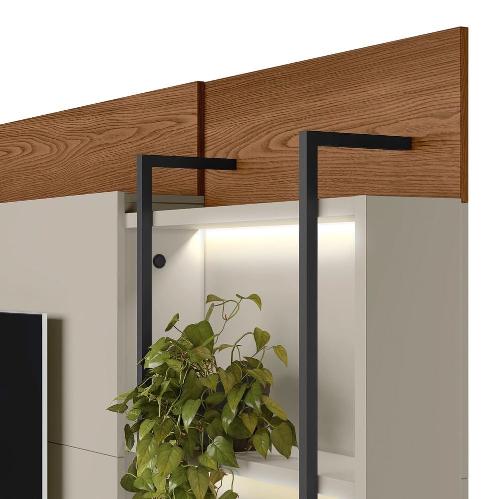 Estante Home Maceió 2,40m para TVs de até 70" Bel Air Móveis